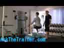 Dual BOSU Squat Row