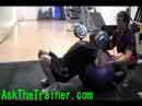 dumbbell incline stability ball chest press