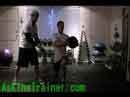 Medicine Ball Twisting Lunges
