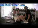 Dumbbell Shoulder Press Situps