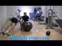 medicine pushups w/ stability ball rotation pushups