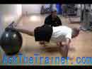 stability ball push-ups feet on ball