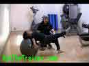 stability ball 1 leg stabilization