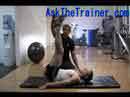 Twisting toe raises