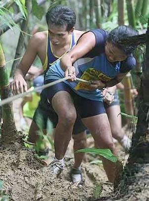 Holding Treadmill Handles