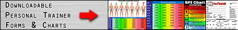 personal trainer forms and charts